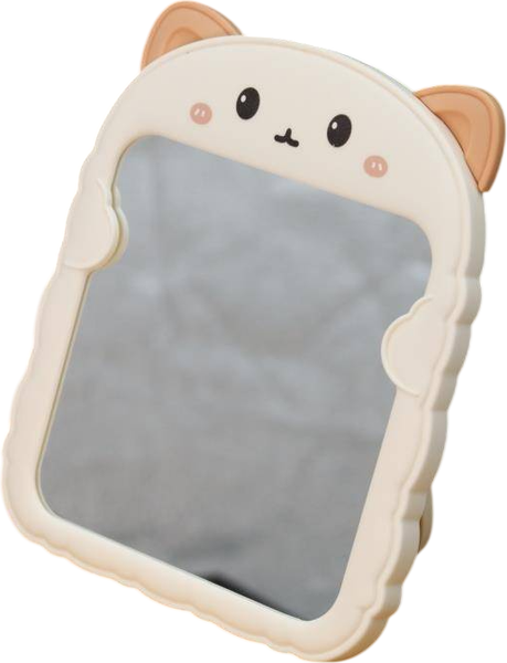 Изображение товара Зеркало косметическое ILikeGift Girly Surprised cat 157P-352-48-01 (white)