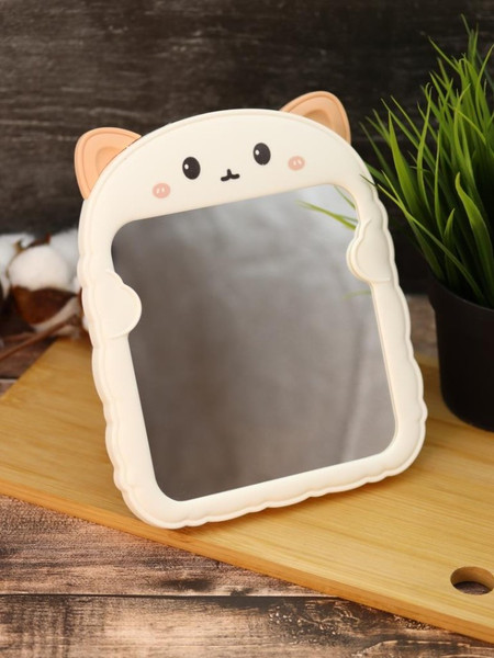 Изображение товара Зеркало косметическое ILikeGift Girly Surprised cat 157P-352-48-01 (white)