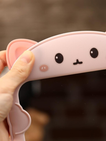 Изображение товара Зеркало косметическое ILikeGift Girly Surprised cat 157P-352-48-02 (pink)