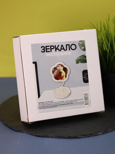 Изображение товара Зеркало косметическое ILikeGift Girly Round flower 157P-352-49-01 (white)