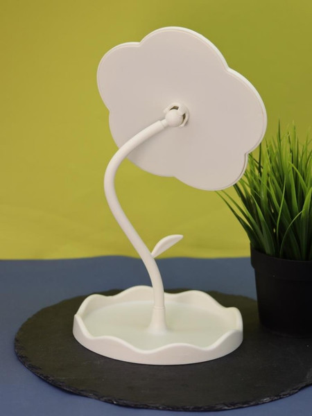 Изображение товара Зеркало косметическое ILikeGift Girly Round flower 157P-352-49-01 (white)