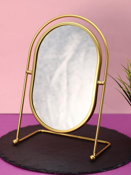 Изображение товара Зеркало косметическое ILikeGift Girly Golden moon 157P-352-67 (yellow)