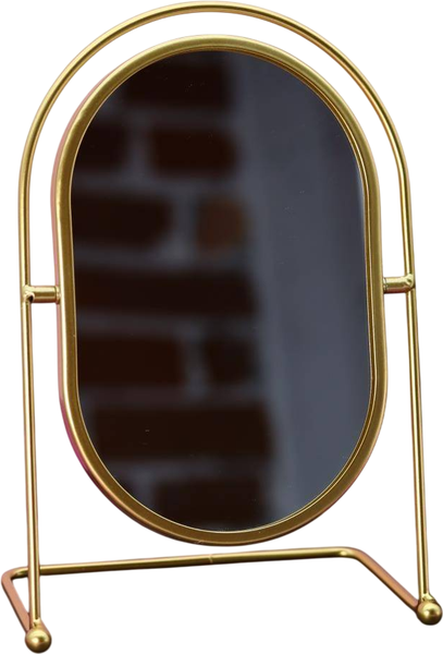 Изображение товара Зеркало косметическое ILikeGift Girly Golden moon 157P-352-67 (yellow)