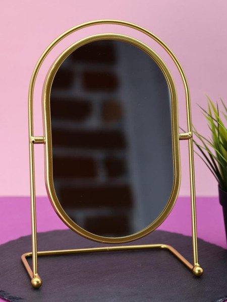 Изображение товара Зеркало косметическое ILikeGift Girly Golden moon 157P-352-67 (yellow)