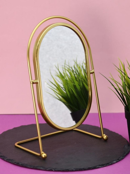 Изображение товара Зеркало косметическое ILikeGift Girly Golden moon 157P-352-67 (yellow)