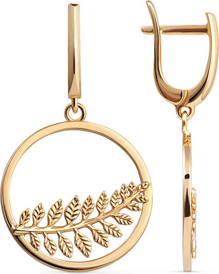 Изображение товара Серьги из красного золота Кристалл CJ50900226773