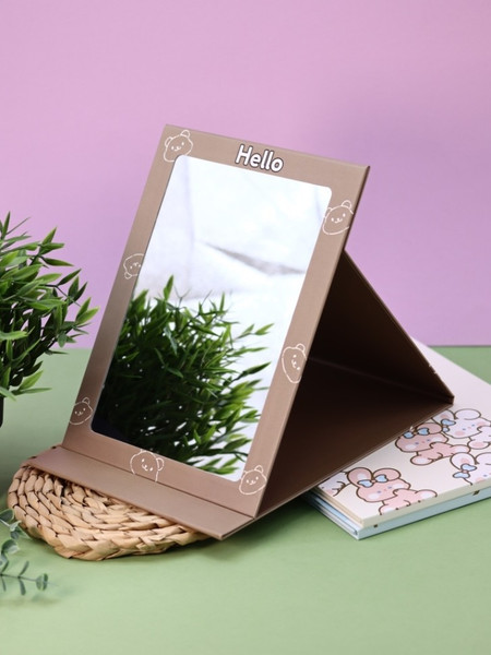 Изображение товара Зеркало косметическое ILikeGift Let's go hamster 163AC-03 (dark brown)