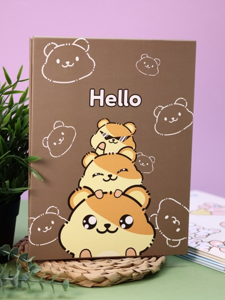 Изображение товара Зеркало косметическое ILikeGift Let's go hamster 163AC-03 (dark brown)