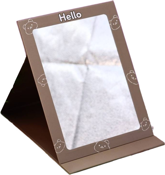 Изображение товара Зеркало косметическое ILikeGift Let's go hamster 163AC-03 (dark brown)