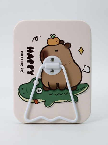 Изображение товара Зеркало косметическое ILikeGift Capybara is happy one 50-3121B-04 (бежевый)