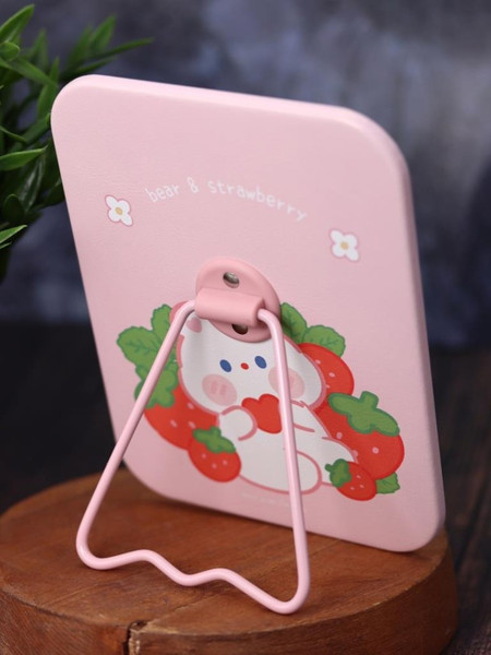 Изображение товара Зеркало косметическое ILikeGift Bear strawberry ZT185-3028B1-01 (pink)