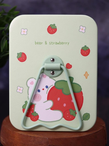 Изображение товара Зеркало косметическое ILikeGift Bear strawberry ZT185-3028B1-04 (green)