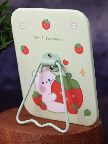 Изображение товара Зеркало косметическое ILikeGift Bear strawberry ZT185-3028B1-04 (green)