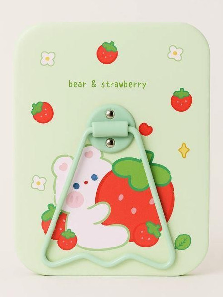 Изображение товара Зеркало косметическое ILikeGift Bear strawberry ZT185-3028B1-04 (green)