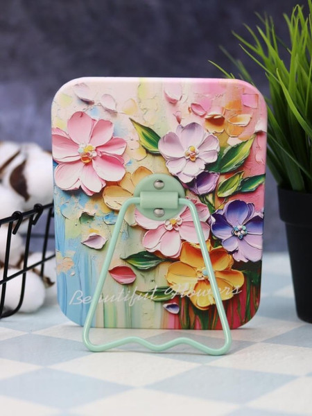 Изображение товара Зеркало косметическое ILikeGift Beautiful flowers ZT185-3033-02 (зеленый)