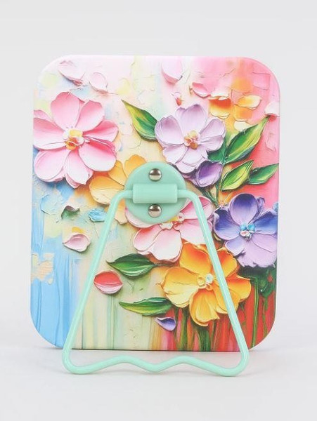 Изображение товара Зеркало косметическое ILikeGift Beautiful flowers ZT185-3033-02 (зеленый)