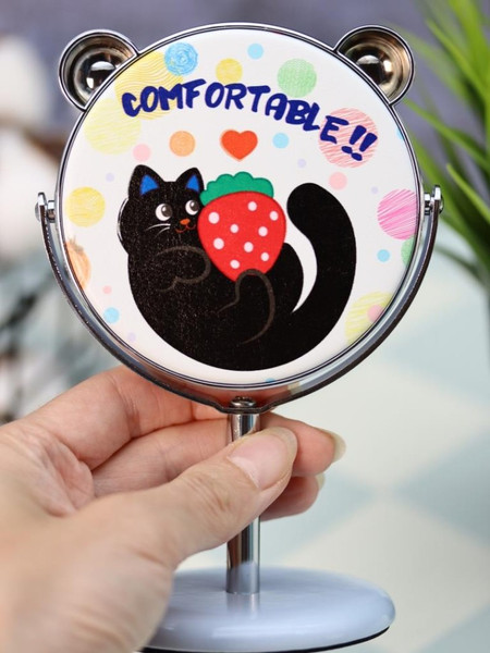 Изображение товара Зеркало косметическое ILikeGift Relax cat ZT185-3037-01 (голубой)