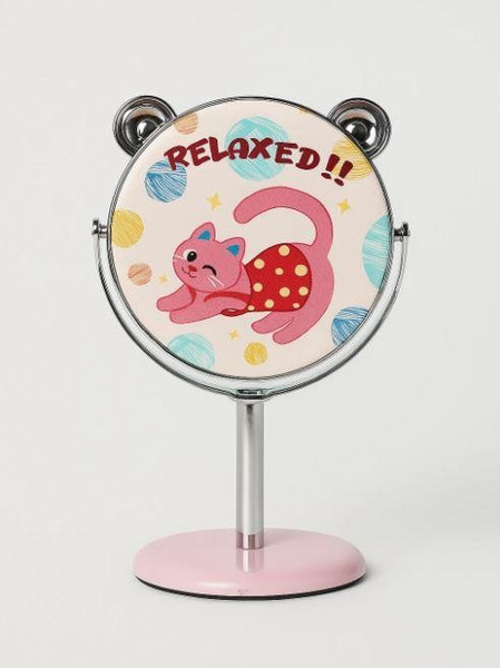 Изображение товара Зеркало косметическое ILikeGift Relax cat ZT185-3037-02 (розовый)