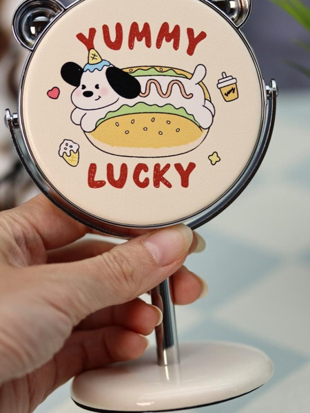 Изображение товара Зеркало косметическое ILikeGift Happy dog ZT185-3038-02 (желтый)