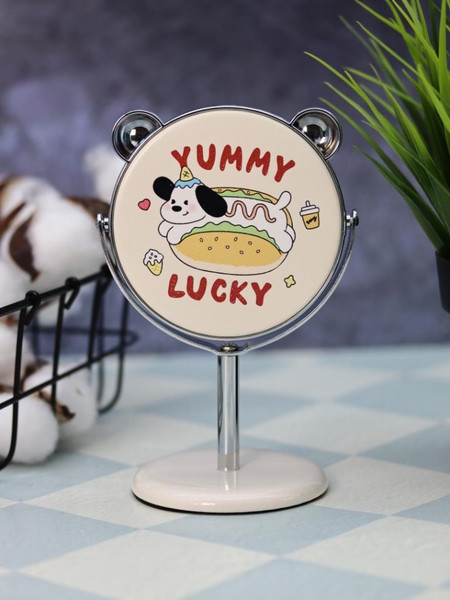 Изображение товара Зеркало косметическое ILikeGift Happy dog ZT185-3038-02 (желтый)