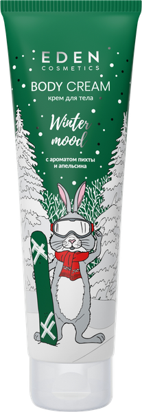 Изображение товара Крем для тела Eden Winter mood Green с экстрактом апельсина и эфирным маслом пихты (150мл)