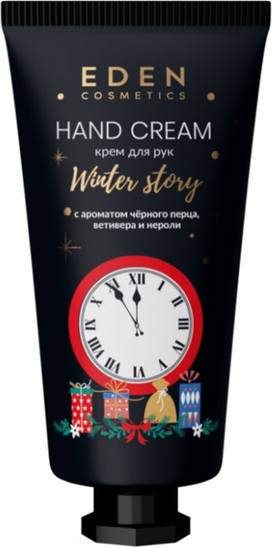 Крем для рук Eden Winter story Golden с ароматом черного перца, ветивера и нероли (50мл) — фото 3