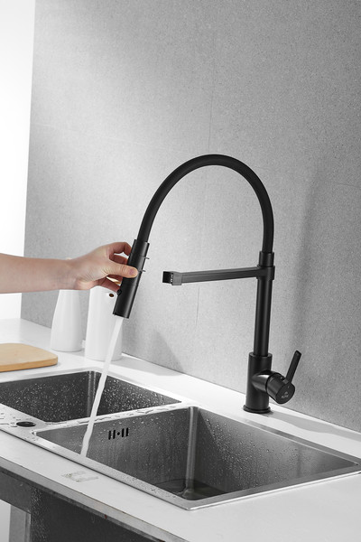 Изображение товара Смеситель Rose R133H (черный)