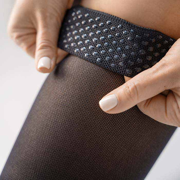 Изображение товара Чулки компрессионные Trives с закрытым носком 2кл / ТК.931 (р.2, черный, укороч. длина)