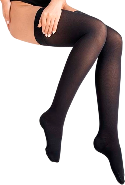 Изображение товара Чулки компрессионные Trives с закрытым носком 1кл / ТК.931 (р.7, черный)