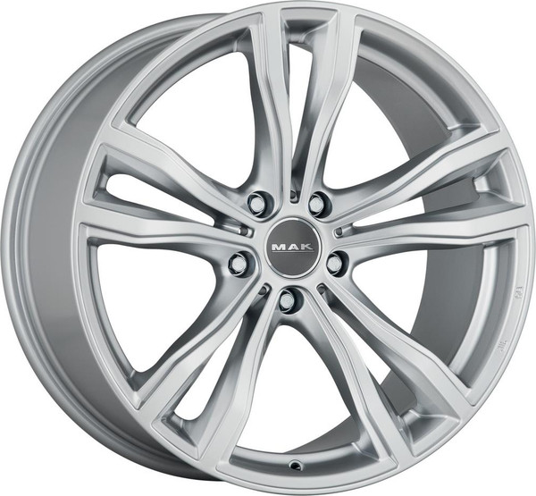 Литой диск MAK X-Mode 21x11.5" 5x112мм DIA 66.6мм ET 38мм Silver — фото 3