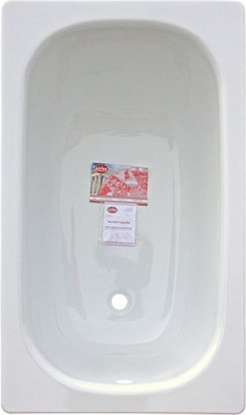 Изображение товара Ванна стальная ВИЗ Antika 105x65 / А-10901 (белая орхидея, с опорной подставкой без ранта)