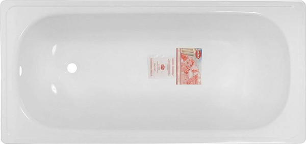 Изображение товара Ванна стальная ВИЗ Antika 160x70 / А-60001 (белая орхидея, с опорной подставкой с рантом)