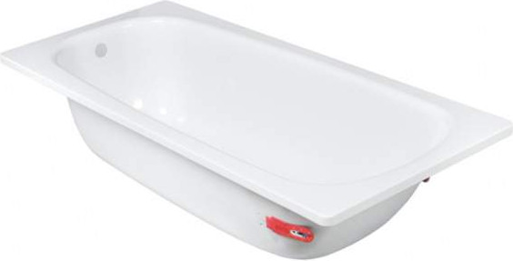 Изображение товара Ванна стальная ВИЗ Antika 160x70 / А-60001 (белая орхидея, с опорной подставкой с рантом)