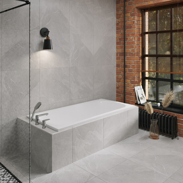 Изображение товара Ванна стальная Lauter Brio 160 / 21S1600 + сифон 21Y31001 (с ножками)