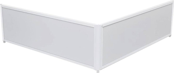 Изображение товара Экран для душевого поддона МетаКам 80x80 / ЭДS_006445 (2 стенки)