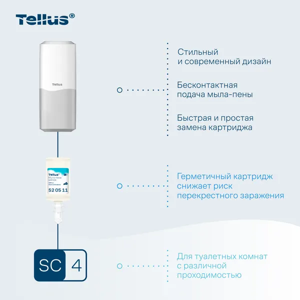 Изображение товара Дозатор Tellus 954100 (белый)