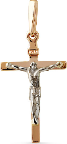 Изображение товара Крестик из желтого золота Кристалл CD53100226773