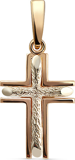 Изображение товара Крестик из желтого золота Кристалл CJ56700226773