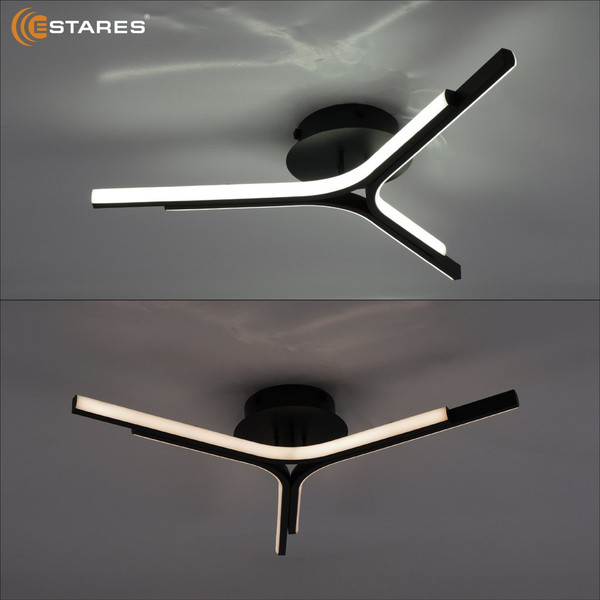 Изображение товара Люстра Estares Ruby 60W 3L-RC-600x90-BLACK/WHITE-220-IP20