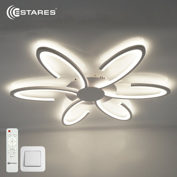 Изображение товара Люстра Estares Lorena 100W 6R-RC-710x55-WHITE/WHITE-220-IP20
