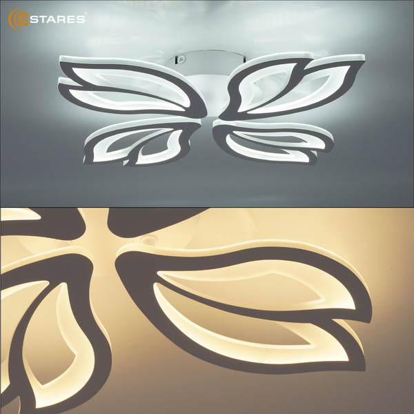 Изображение товара Люстра Estares Astra 80W 4F-APP-528x80-WHITE/WHITE-220-IP20