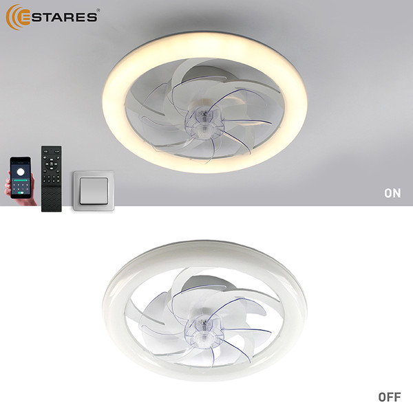 Изображение товара Вентилятор Estares Fan Simple 60W+18W R-APP-480x125-WHITE/WHITE-220-IP20