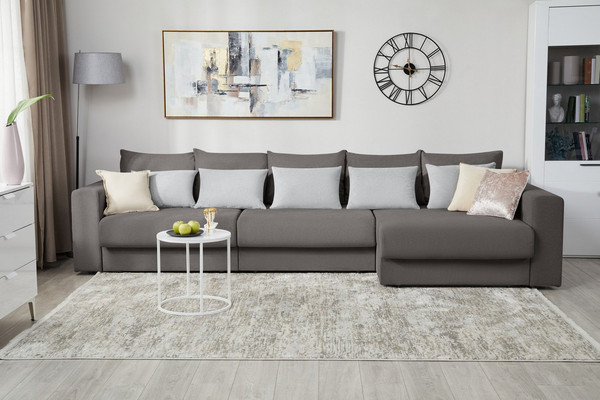 Изображение товара Диван угловой Mio Tesoro Модена 431.05 (серый 1479)