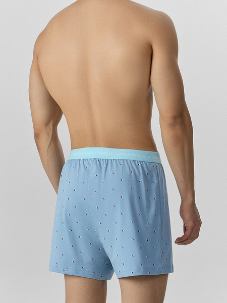 Изображение товара Трусы мужские Mark Formelle 411222 (р.86-96, узор на пыльно-голубом)