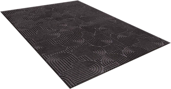 Изображение товара Коврик грязезащитный Shahintex Icarpet Лабиринт с тиснением 67х120 / 870516 (мокко 02 S)