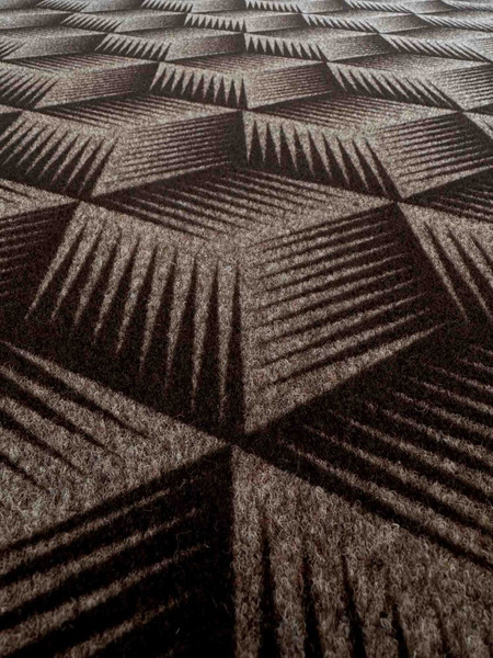 Изображение товара Коврик грязезащитный Shahintex Фокус 50х100 / 870233 (мокко 02 S)