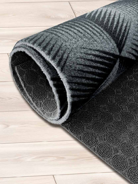 Изображение товара Коврик грязезащитный Shahintex Фокус 50х100 / 870226 (серый 01 S)