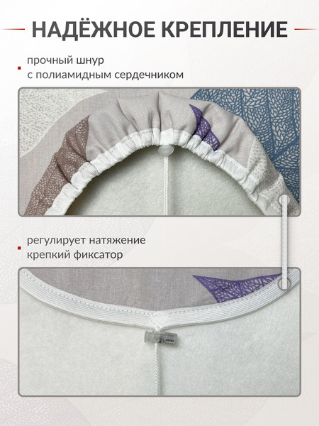 Изображение товара Чехол для гладильной доски Comfort Alumin Group С подложкой 110x33 / 011452 (хлопок, Summertime вид 2)