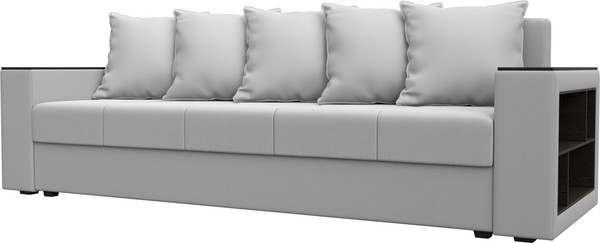 Изображение товара Диван Лига Диванов  Дубай Лайт / 114335 (экокожа белый)