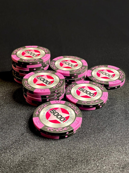 Изображение товара Набор фишек для покера Partida Black Stars / BlackStars5000 (25шт)
